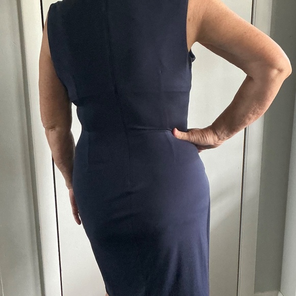 Calvin Klein size 12 navy blue dress - Picture 3 of 4